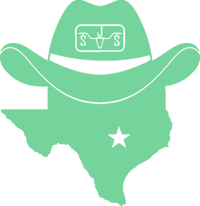 Hacker Hoedown: a cowboy hat over Texas